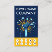 Power Wash Loyalty Punch Card Treuekarte (Vorderseite)