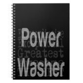 Power Washer Extraordinator Notizblock (Vorderseite)