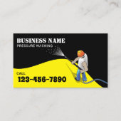 Power Washer Pressure Washing Pro Hausreinigung B Visitenkarte (Vorderseite)