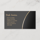 Power Washer Pressure Washing Pro Hausreinigung Visitenkarte (Rückseite)