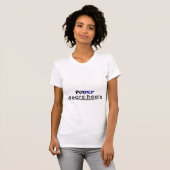power wears heels bold typography design T-Shirt (Vorne ganz)