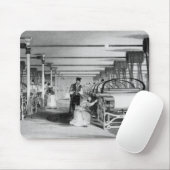 Power-Webstuhl-Spinnen, graviert von J. Tingle, Mousepad (Mit Mouse)