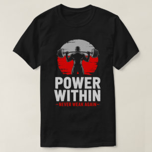Power Within – Bodybuilder Fitness T-Shirt