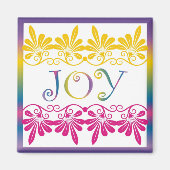 Power Wort für Motivation - Freude Magnet (Vorne)