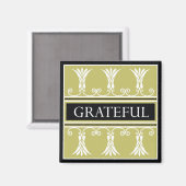 Power Wort für Motivation - GRATISCH Magnet (Vorderseite/Rückseite)