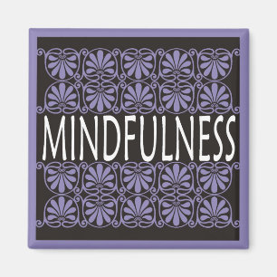 Power-Wort für Motivation - MINDFULNESS Magnet