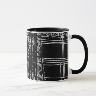 'POWER ZEICHNET" 11 Unze. WECKER-KAFFEE-TASSE Tasse