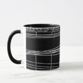 'POWER ZEICHNET" 11 Unze. WECKER-KAFFEE-TASSE Tasse (Links)