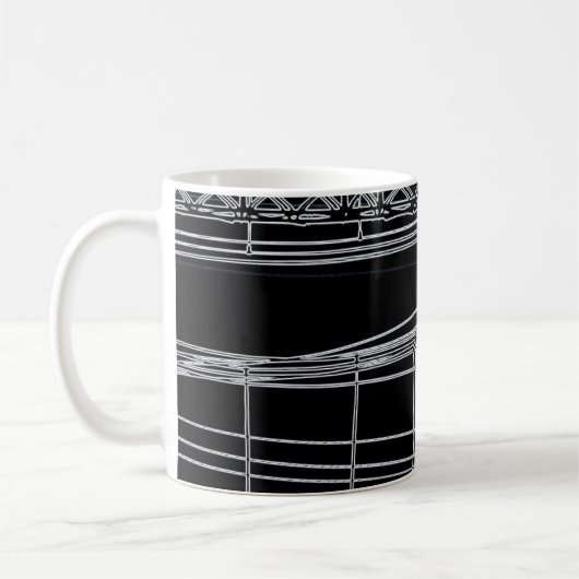 'POWER ZEICHNET" 11 Unze. WECKER-KAFFEE-TASSE Tasse (Links)