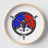 Power Zen Mandala Uhr (Vorderseite)