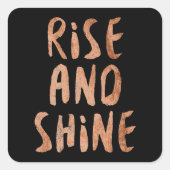 Power-Zitate I Quadratischer Aufkleber (Vorderseite)