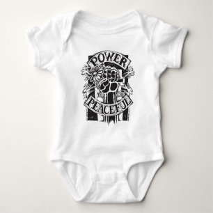 Power zu dem friedlichen baby strampler