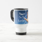 Power zu den Lefties! Tasse (Vorderseite Links)