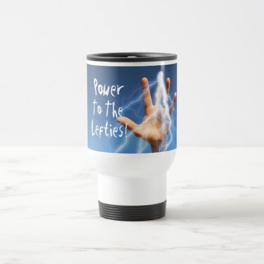 Power zu den Lefties! Tasse (Mittel)