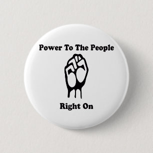 Power zu den Leuten Button