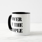 Power zu den Leuten Tasse (Vorderseite Links)