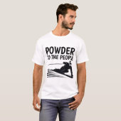 POWER ZU DEN MENSCHEN, SKIER-T - Shirt Schnee (Vorne ganz)