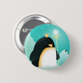 Power zu den Penguins - Kaiser-Button-Abzeichen Button (Vorne & Hinten)