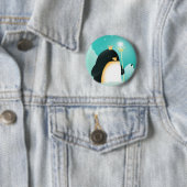 Power zu den Penguins - Kaiser-Button-Abzeichen Button (Beispiel)