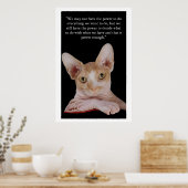 "Power zu entscheiden" Poster (Küche)