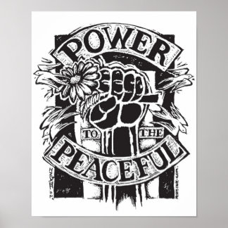Power zum Friedlichen Poster
