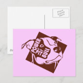 Power zum Grubenbull Postkarte (Vorne/Hinten)