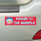 Power zum Sheeple (Obama) Autoaufkleber (Auf Auto)