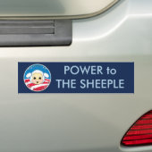 Power zum Sheeple (Obama) Autoaufkleber (Auf Auto)