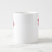 Power zum Volk Jumbo-Tasse (Vorderseite)