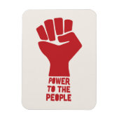 Power zum Volk Magnet (Vertikal)