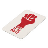Power zum Volk Magnet (Linke Seite)