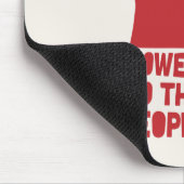 Power zum Volk Mousepad (Ecke)