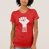 Power zum Volk T-Shirt (Vorderseite)