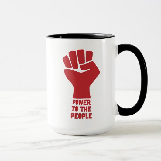 Power zum Volk Tasse (Rechts)