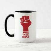 Power zum Volk Tasse (Links)