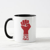 Power zum Volk Tasse (Links)