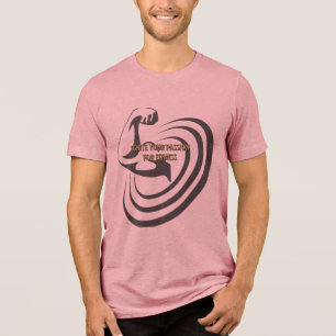 Power zünden Tri-Blend shirt