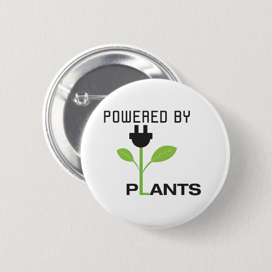 POWERD DURCH PFLANZEN BUTTON (Vorne & Hinten)