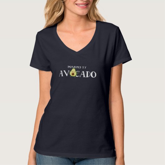Powered Avocado Guacamole Toast Superfood Vegetari T-Shirt (Vorderseite)