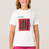Powered by ADHD T-Shirt (Vorderseite)