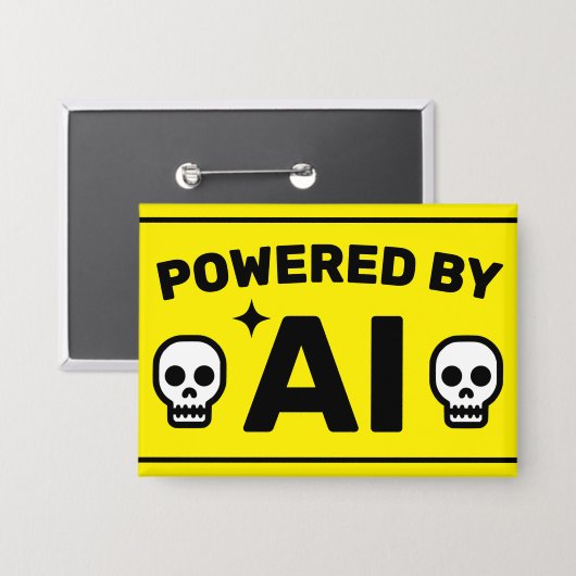 Powered by AI™ Button (Vorderseite/Rückseite)