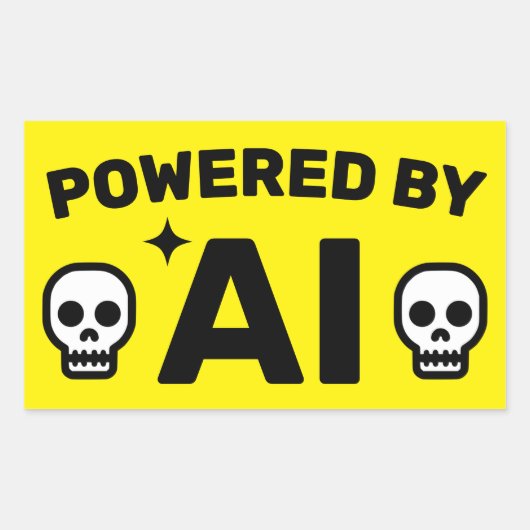 Powered by AI™ Stickers (Vorderseite)