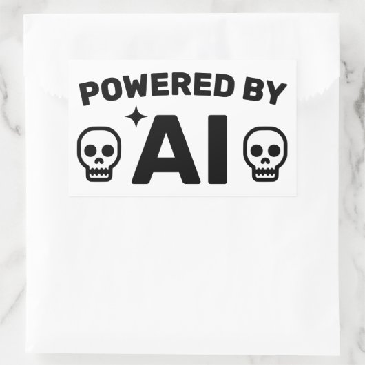Powered by AI™ Stickers (Tasche)