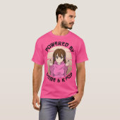 Powered by Anime K-Pop T-Shirt (Vorne ganz)