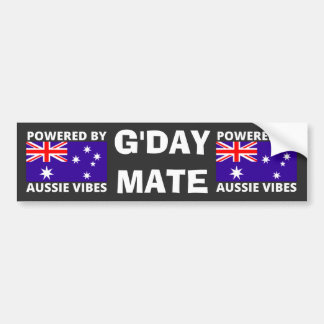 Powered by Aussie Vibes Autoaufkleber
