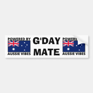 Powered by Aussie Vibes Autoaufkleber