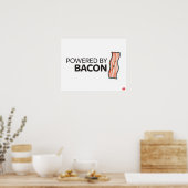 Powered by Bacon Poster (Küche)