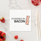 Powered by Bacon Serviette (Beispiel)