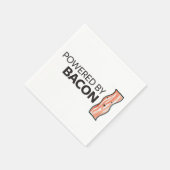 Powered by Bacon Serviette (Ecke)
