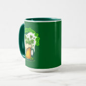 Powered by Beer St Patrick’s Day Shirt – caneca Tasse (Vorderseite Links)